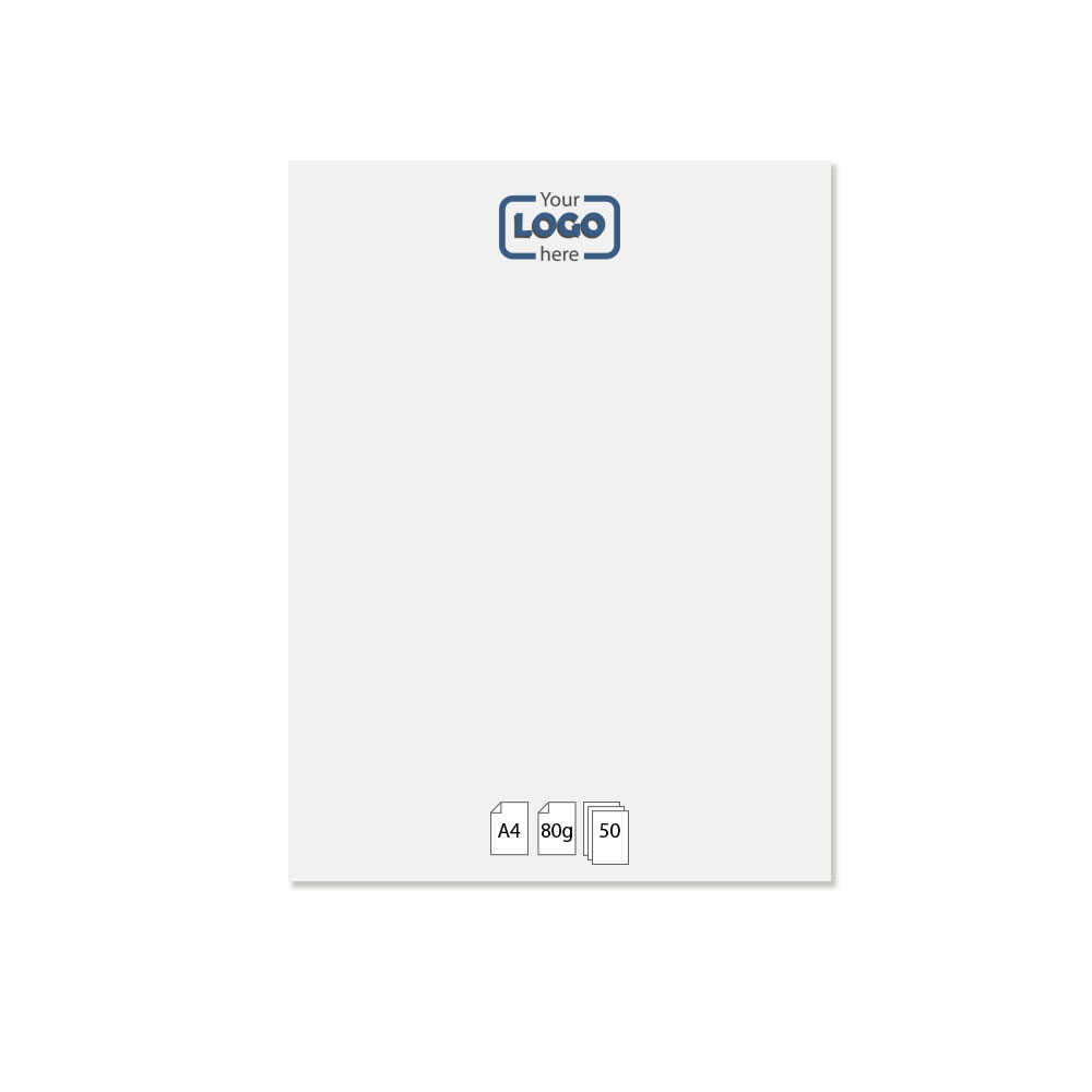 Notepad A4, 50 sheets - IngliSweden - EN