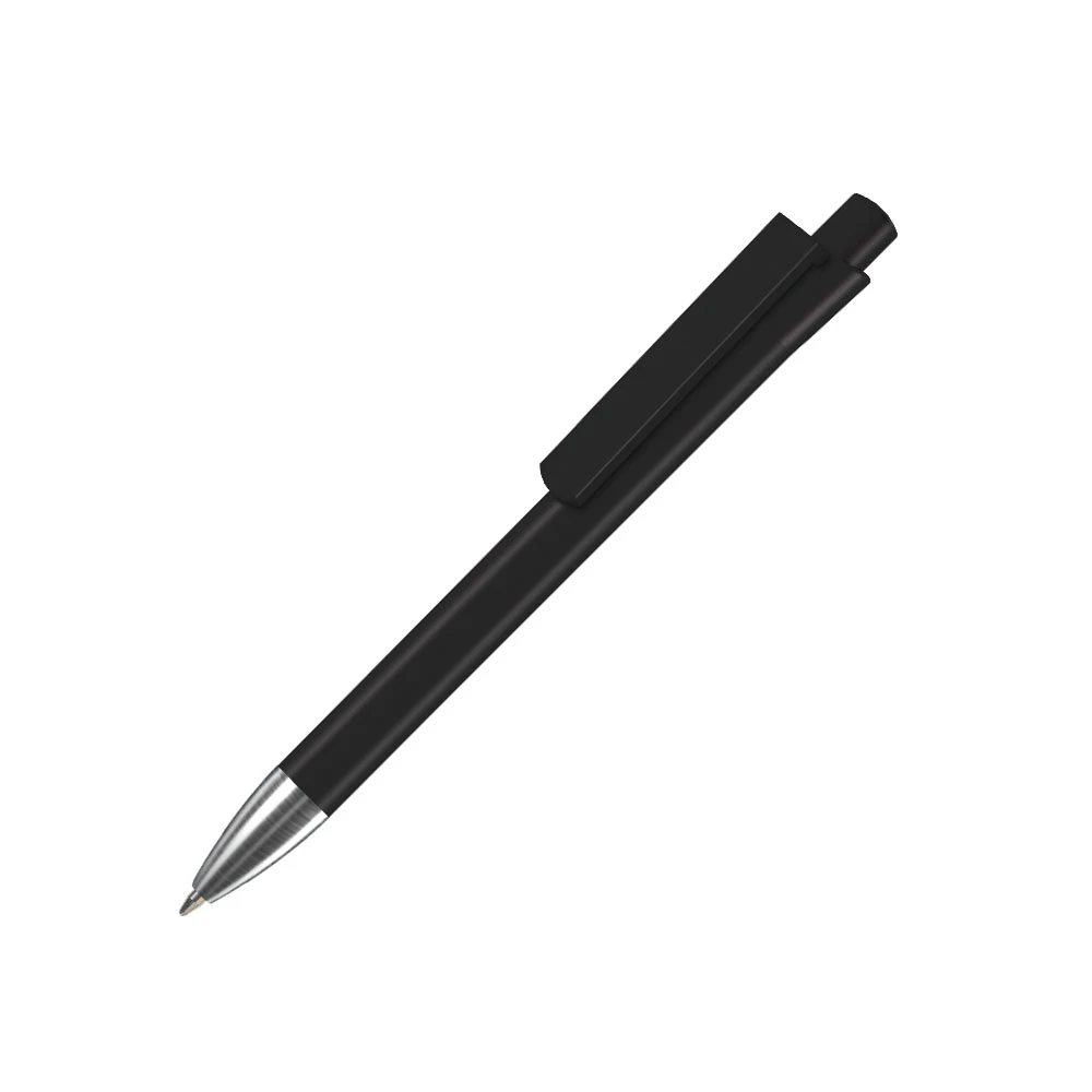 e-Infinity Alu Recycled svart penna med aluminiumspets