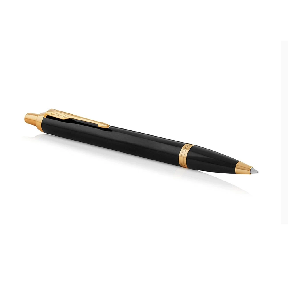 Parker IM Black Gold Trim BP Medium tip inkl presentask – miniatyr 2