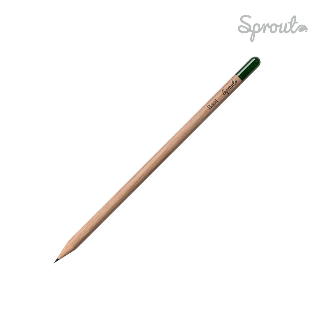 Sprout Pencil Basil - blyertspenna natur med frökapsel