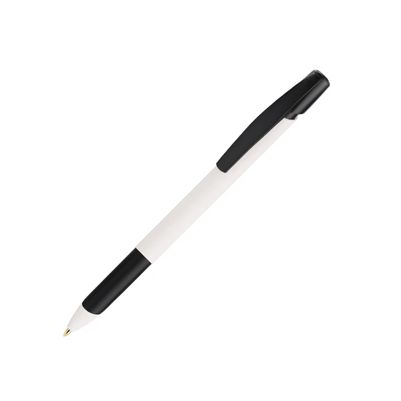 BIC Media Clic Grip vit-svart kulspetspenna