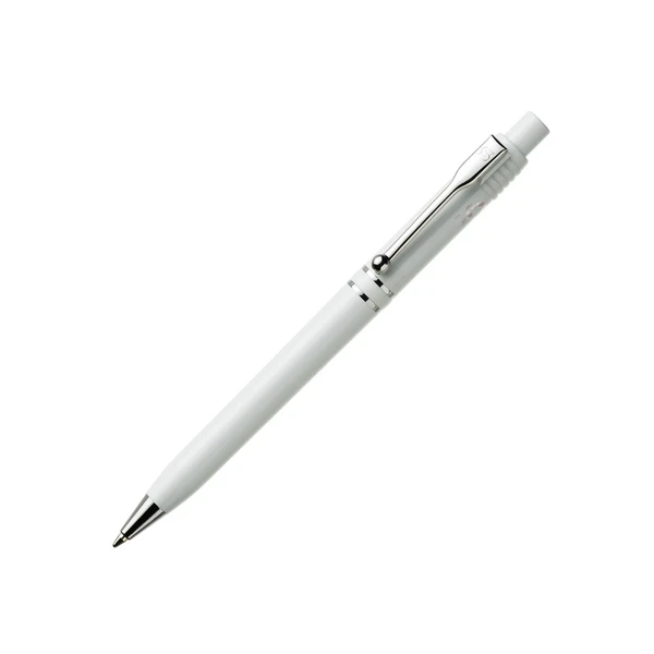 Raja Chrome Recycled white pen made of rABS from Stilolinea