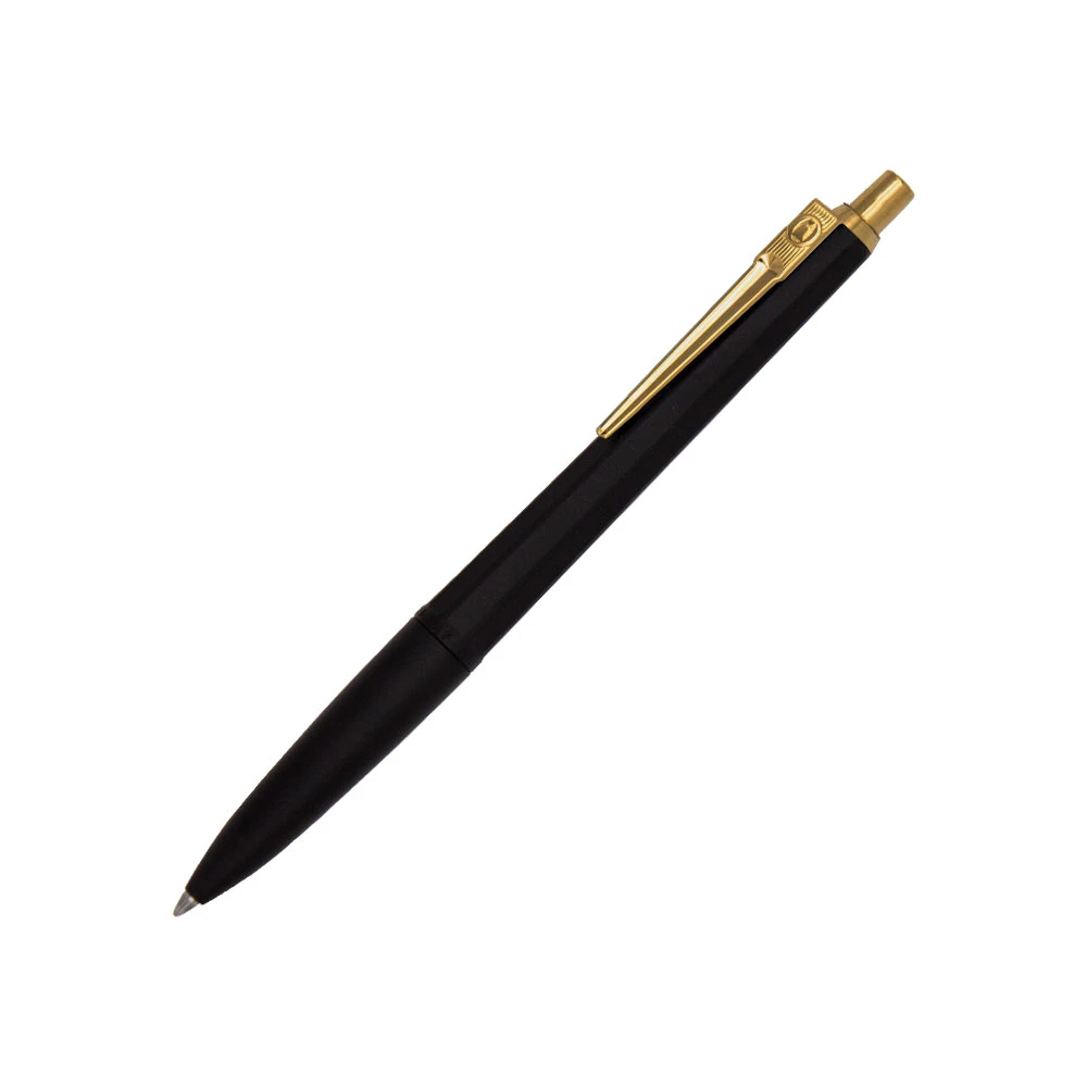 Epoca Icon Gold black pen with gold clip from Swedish Ballograf