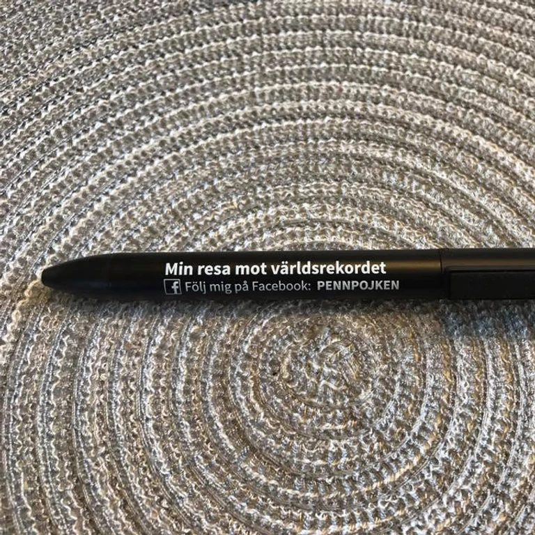 världsrekord i reklampennor - world record in promotional pens