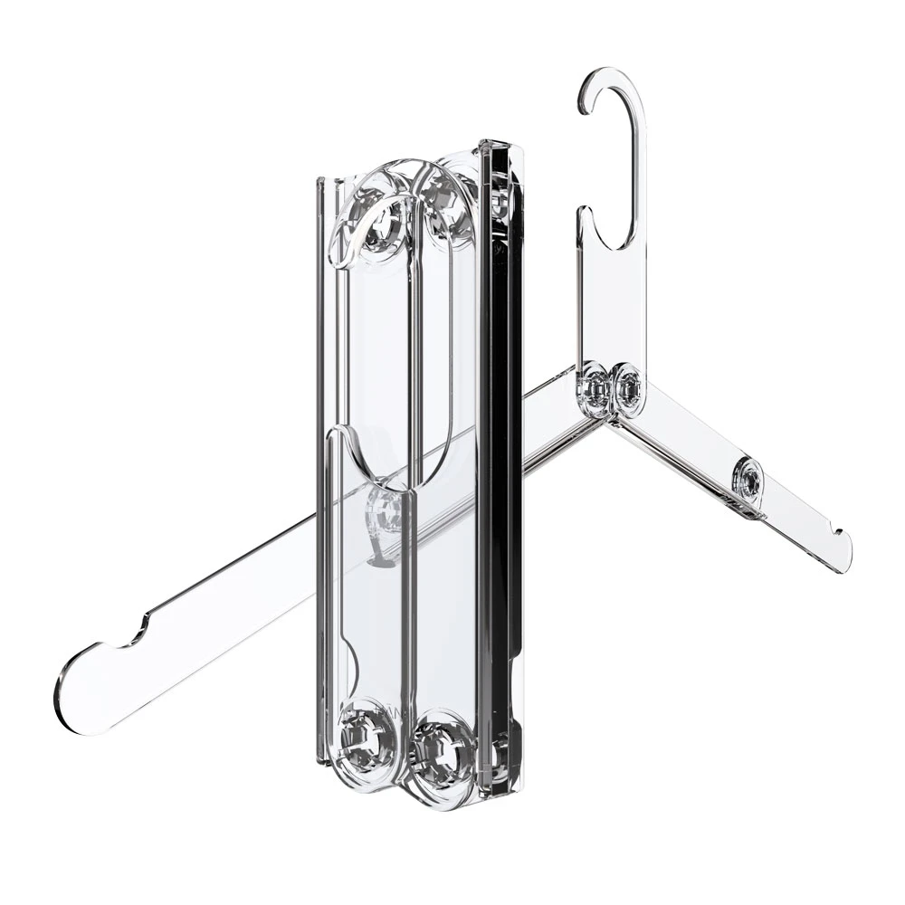 HÄNG Hopfällbar galge - transparent - resegalge
