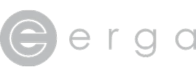 Erga logo grå