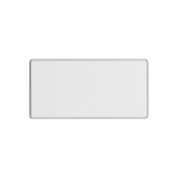 Konstantinopel rektangulär namnbricka i aluminium