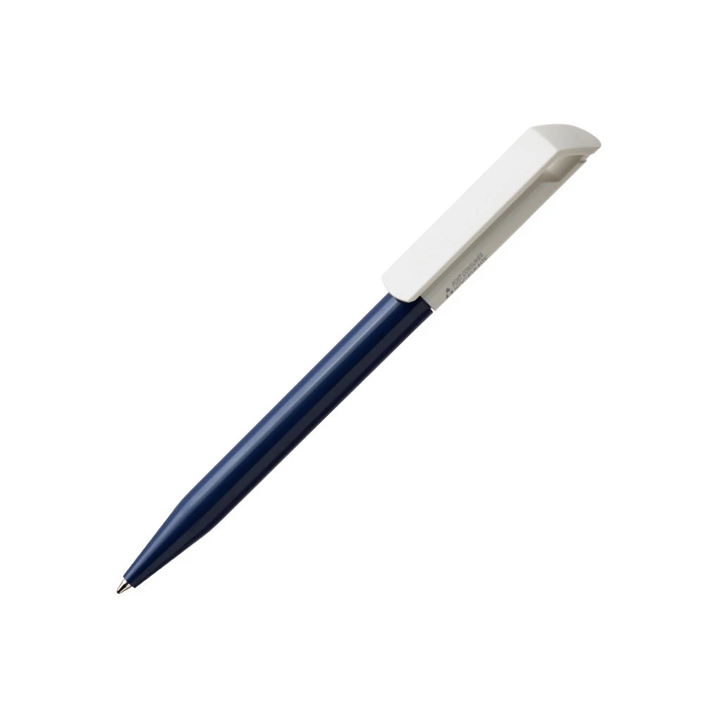 Zink Recycled vit/blå penna från Maxema