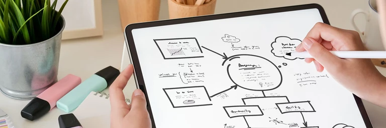 Touchpennor för företag anteckningar på ipad