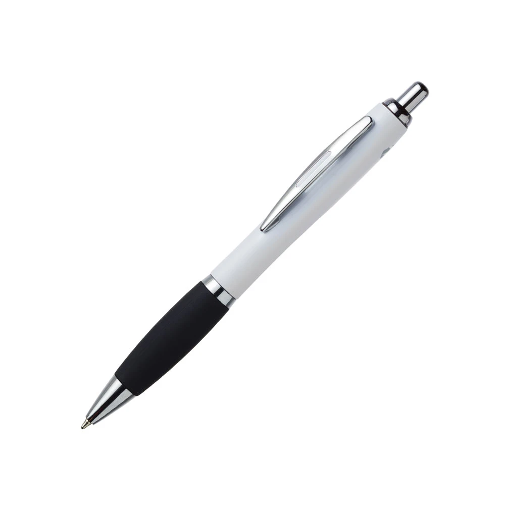 Dart Matt Recycled white pen with black grip from INGLI