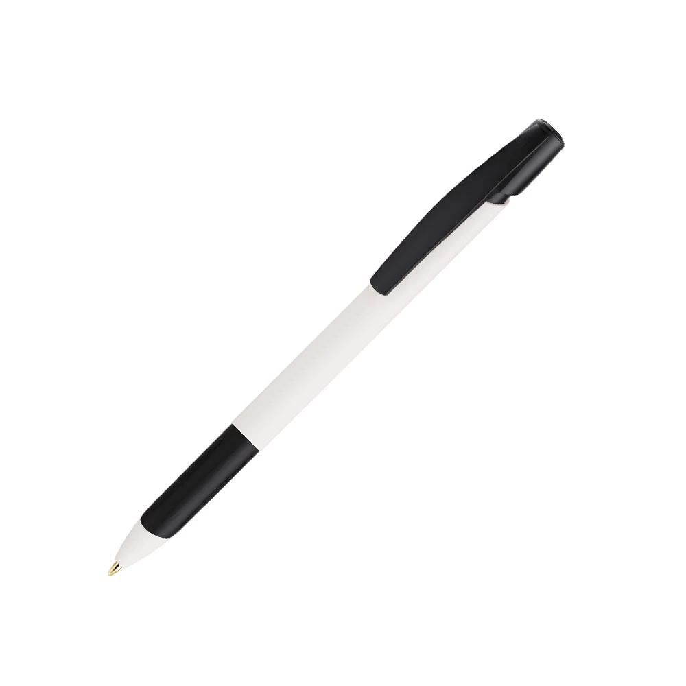 BIC Media Clic Grip vit-svart kulspetspenna