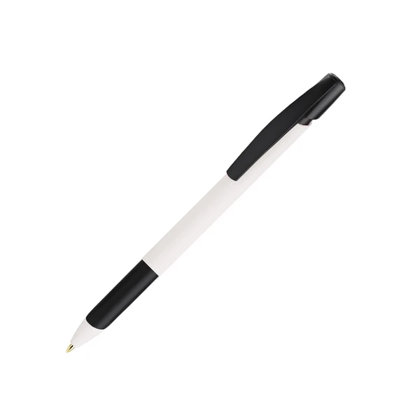 BIC Media Clic Grip vit-svart kulspetspenna